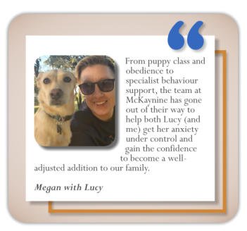 puppy class testimonial megan