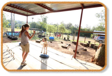 covered training facility at dog classes