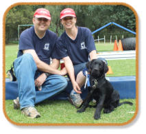 instructors with puppy class graduate