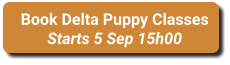 Book Delta Puppy Classes Starts 5 Sep 15h00